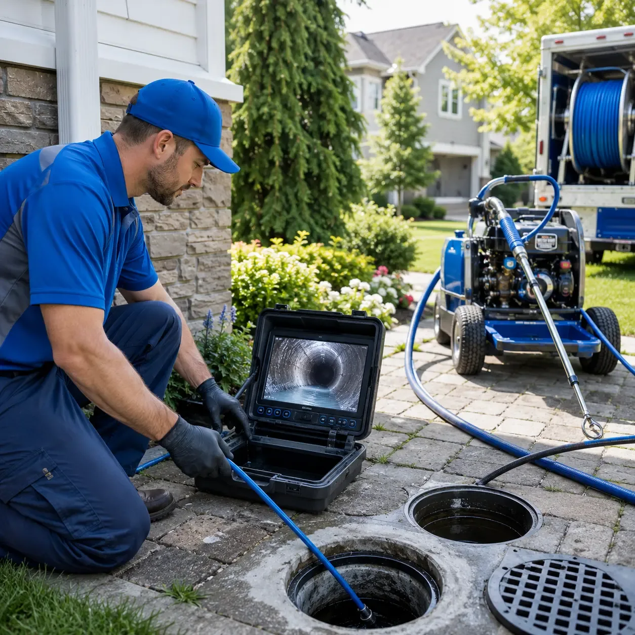 Outdoor drain cleaning professionals serving Dalbo, MN